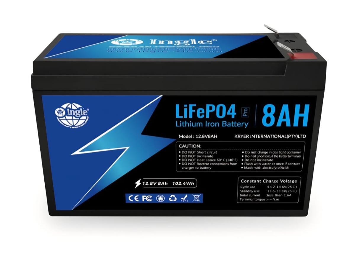 12.8V 8AH Lithium