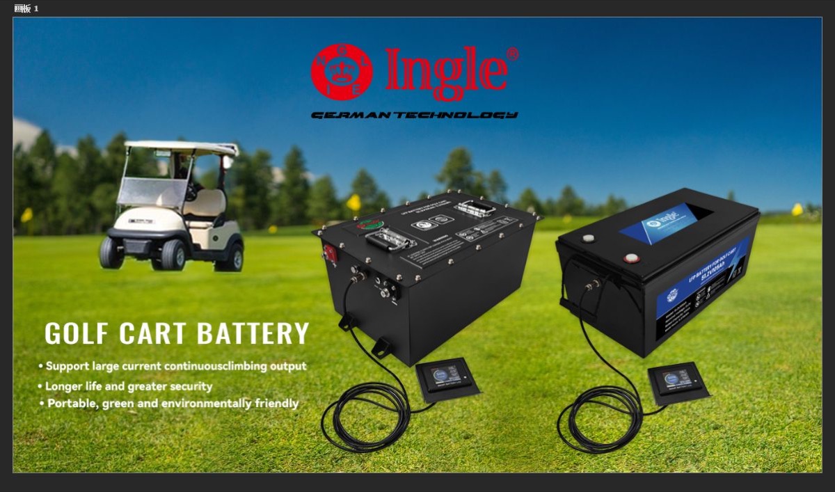 51.2V 105AH Lithium Golf Cart Battery
